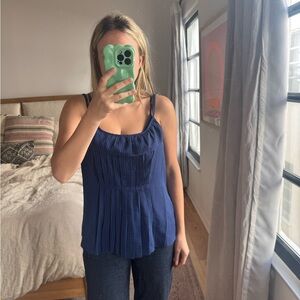 GAP Blue tank blouse